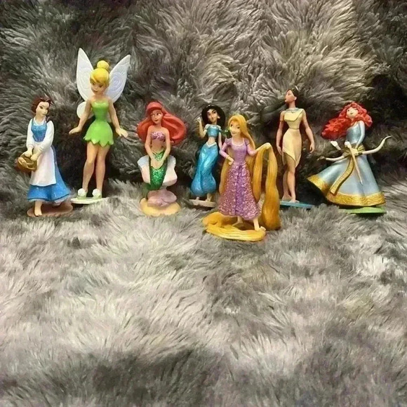 Disney  Princess Figurines - Set of 7 - Picture 10 of 12